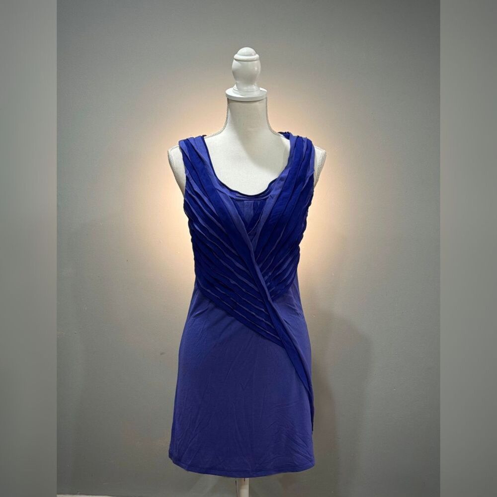 Blue Miss Me Couture Shirred Front Dress Size M NWOT